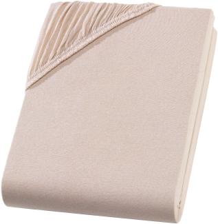 Müskaan - Jersey Spannbettlaken 140x200 cm - 160x200 cm Spannbetttuch Laken beige