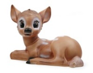Große Lampe Rehkitz, Bambilampe, 40x17 cm, «Made in Germany», von Egmont Toys