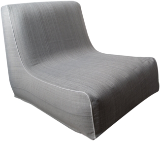 Sessel Garten Wassefest Outdoor silber 70x90x70