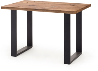 Bartisch Castello - Eiche Bassano / Anthrazit, Breite: 180cm x Tiefe: 100cm x Höhe: 95cm