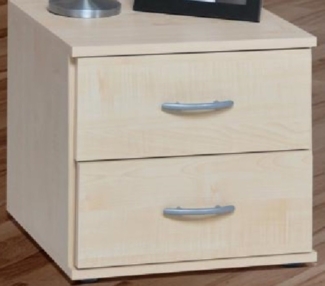 Container Beistelltisch Nachtschrank Nachtkommode Ahorn - (1953)