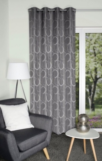 HOME WOHNIDEEN Vorhang ENOLA (1 St), Ösen, blickdicht, Ösenschal mit Jacquardmusterung