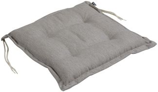 Sitzkissen Florina aus Dralon-Stoff, modern, beige, mit Bändern zur einfachen Befestigung