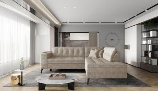 Wohnideebilder Lanvin Beige Ecksofas & Eckcouches CO-LAN-RT-18LE