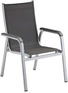 KETTLER Stapelstuhl Kettler Basic Plus Stapelsessel Aluminium/Outdoorgewebe