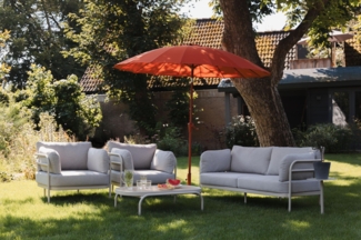 Garten Sitzgruppe VISTA von Zuiver Gartensofa Lounge Set 3-tlg