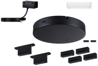 Paulmann Installations-Set für Lichtleiste ULine 60 W Aluminium schwarz