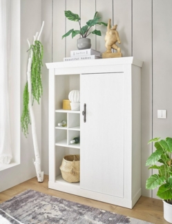 Home affaire Highboard RAVENNA, im romantischen Landhausstil, Griffe aus Metall, Höhe 146 cm