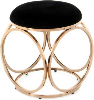 Hocker Whitney 325 Schwarz / Roségold