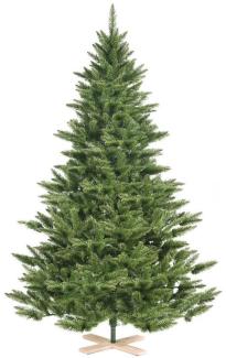 Salcar Künstlicher Weihnachtsbaum Tannenbaum Künstlich mit Holzständer Weihnachtsbaum Klapp-Schirmsystem, Nordmanntanne, 180 cm mit 560 Zweigen