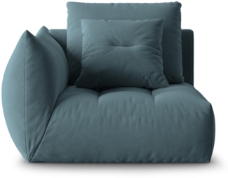 Micadoni Eckmodul Bloom Links Samt Casino Pastellblau