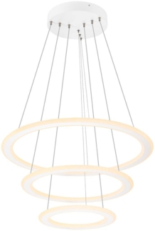 SLV 1007702 ONE FLAT Pendelleuchte triple 80cm 2700K 3000K DALI Touch weiß