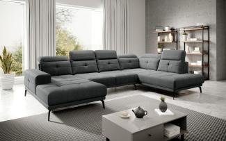 Wohnideebilder Bretan Dunkelgrau Ecksofas & Eckcouches CO-BRE-RT-05VER