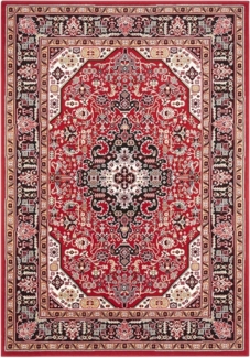 NOURISTAN Teppich Orientalischer Teppich Skazar Isfahan Rot, rechteckig, Höhe: 9 mm