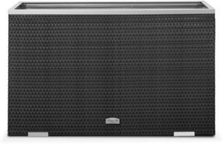 XL Polyrattan Pflanzgefäß 100cm Pflanzkübel Blumentopf Kübel Übertopf Hochbeet