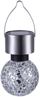 Moderne Solarleuchte aus Edelstahl