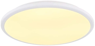 LED Deckenleuchte, weiß matt, opal, warmweiß, D 36cm