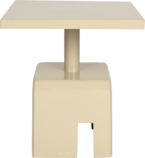 Beistelltisch CHUBBY quadratisch Beige von Zuiver