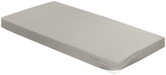 Irisette Vesuv Kuschel Jersey Spannbetttuch Bettlaken 90 x 190 cm - 100 x 200 cm 82 taupe nougat