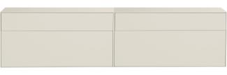 LeGer Home by Lena Gercke Lowboard Essentials (2 St), Breite: 224cm, MDF lackiert, Push-to-open-Funktion