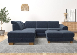 Home affaire Ecksofa Dundee L-Form, wahlweise mit Kopfteilverstellung und zusätzlich mit Bettfunktion