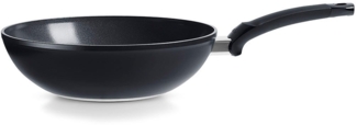Fissler Wok Ceratal® Orbit Black, Aluminium (1-tlg), gesünderes Kochen mit Antihaft-Effekt, hergestellt ohne PFAS/PTFE