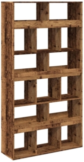 vidaXL Raumteiler Altholz-Optik 100x33x187,5 cm Holzwerkstoff 3309544