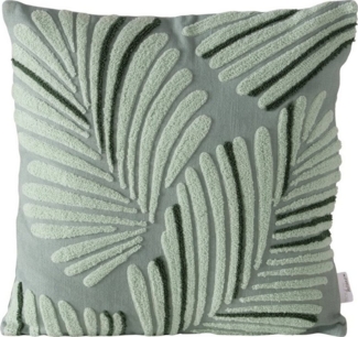 BOLTZE Zierkissen Zierkissen Leafy Dreams – Sofakissen mit Blattmuster, 45x45 cm, Grün, (1 St)