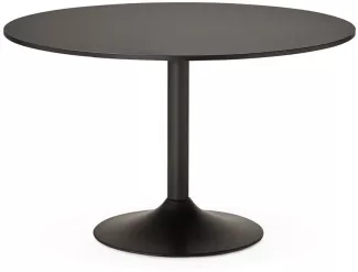 Kokoon Design Schreibtisch Konrad Holz Schwarz 120cm