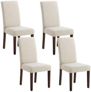 VASAGLE Esszimmerstuhl 2er Set/ 4er Set/ 6er Set Esszimmerstühle, Küchenstuhl (Set, 4 St), Parsons-Stil, 58 x 48 x 99 cm, stuhl bis 120 kg