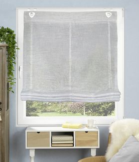 Raffrollo Casper grau 130 x 100 cm