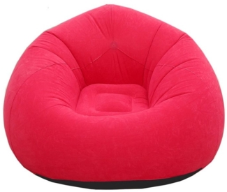 SIKAINI Luftsofa Aufblasbares beflocktes Loungesofa, (Schnell & einfach aufblasbar Robust & wasserdicht), Bequemes & ergonomisches Design Weiche beflockte Oberfläche