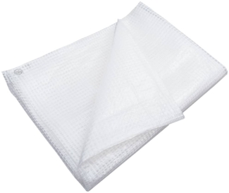 vidaXL Leno-Abdeckplane 140 g/m² 6x8 m Weiß 151619