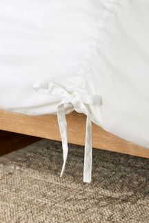 Next Bett-Set Bettgarnitur mit Raffung und Schleifen, 200 TC, Bezug: Baumwolle