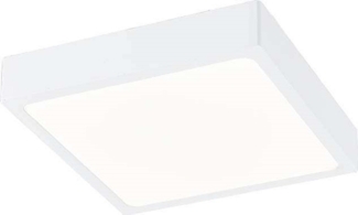 LED Deckenleuchte, Aluminium Druckguss, Opal, dimmbar