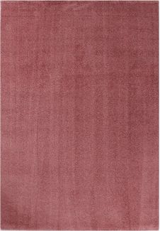 Vimoda Hochflor-Teppich Teppich Lngflor Wohnzimmer Rosa Extra Weich, Rund, Höhe: 18 mm, Läufer Flauschiger extra Softy Schlafzimmer dick