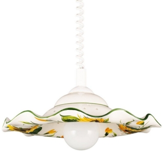 Helios Leuchten Pendelleuchte Küchenlampe Keramik, Keramiklampe, Deckenlampe, Hängelampe, für Esszimmer Küchentisch, handgefertigt