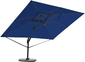 Sonnenschirm dunkelblau 3 x 4 Meter