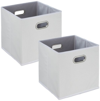 Weiße Aufbewahrungsbox im 2er Set