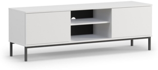 Beautysofa TV-Schrank Querty (inklusive lose Einlegebode,für Wohnzimmer) breite 150 cm, mit 2x Scharniertüren