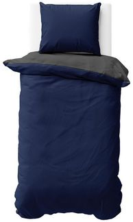 Visaggio Bettwäsche Mikrofaser Allergiker geeignet Doubleface Wendebettwäsche, Microfaser, 2 teilig, Modern Uni Doubleface Wendebettwäsche