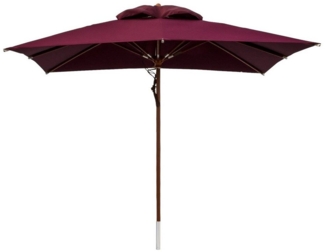 anndora-sonnenschirm Sonnenschirm 3x3 Meter Marktschirm quadratisch, LxB: 300,00x300,00 cm, wasserabweisende Beschichtung