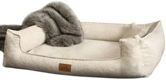 GOOFY COUTURE Orthopädisches Hundebett - 160x110cm, 05 Creme