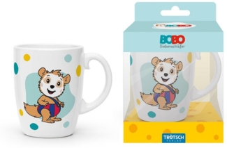 Trötsch Verlag Tasse Trötsch Bobo Siebenschläfer Kindertasse blau Geschenktasse aus Porz...