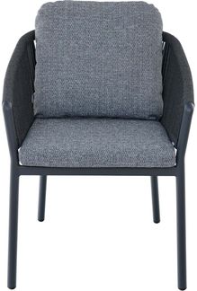 2er Set Siena Garden Merano Stapelsessel mit Armlehnen