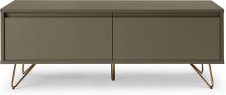 Lowboard Schublade Klappfach matt Sideboard Kommode Fernsehschrank TV Schrank