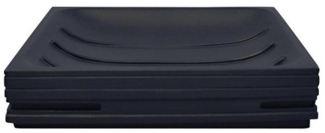 Ridder Seifenschale Brick schwarz, Breite: 11.3 cm