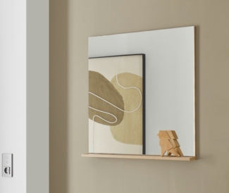 INOSIGN Garderobenspiegel Giron/City, Spiegel in drei Farben, modernes Design, universell einsetzbar, mit Ablagefläche, eckig, 75 cm breit