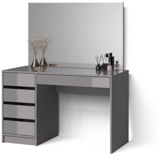 Livinity® Schminktisch Imola, Grau, 120 cm