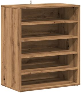vidaXL Schuhregal Artisan-Eiche 60x35x70 cm Holzwerkstoff 856701